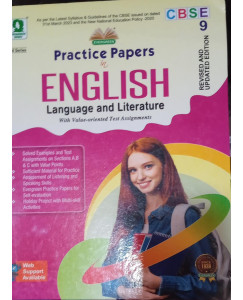 Evergreen Practice Paper in English Language and Literature- 9